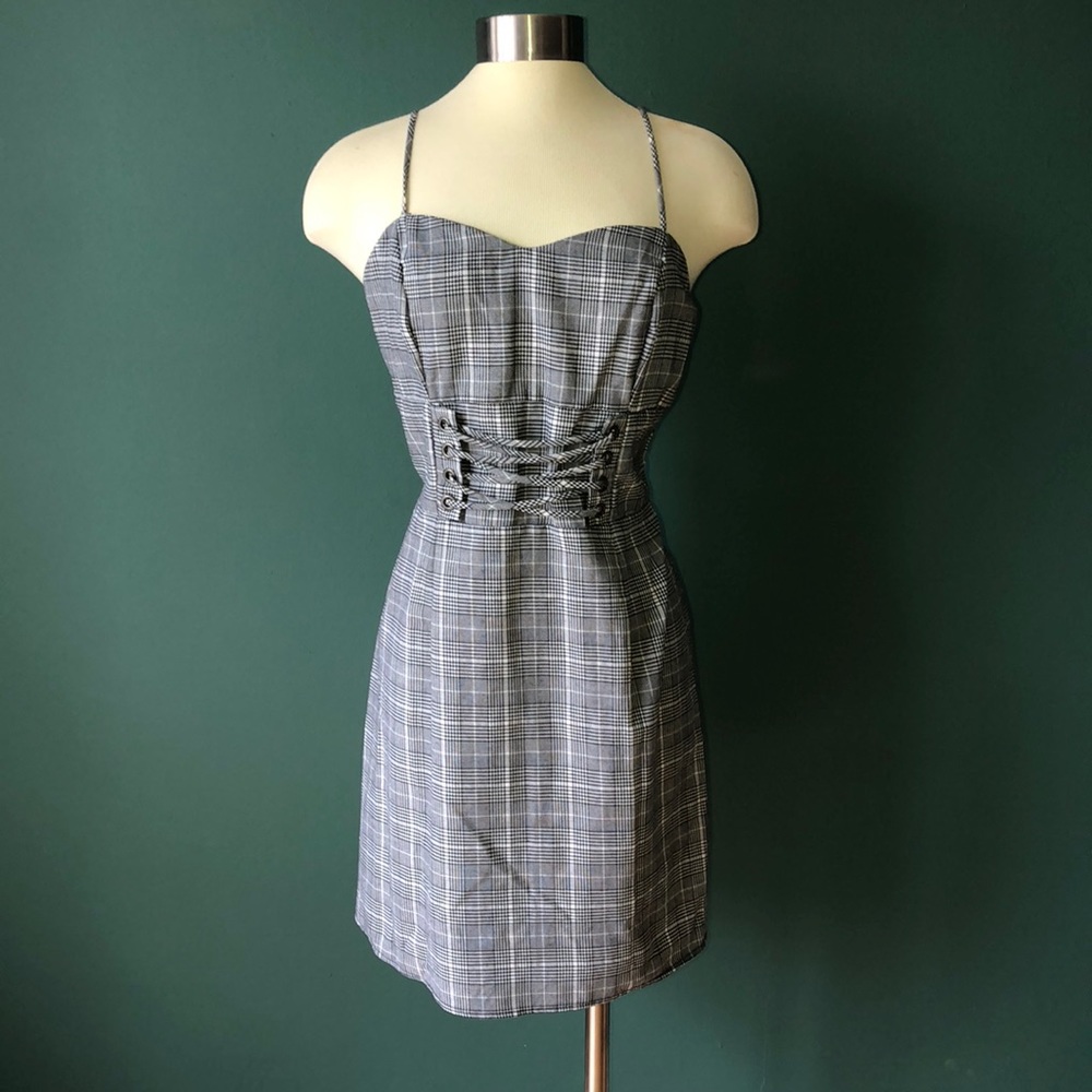 Houndstooth Tank Dress